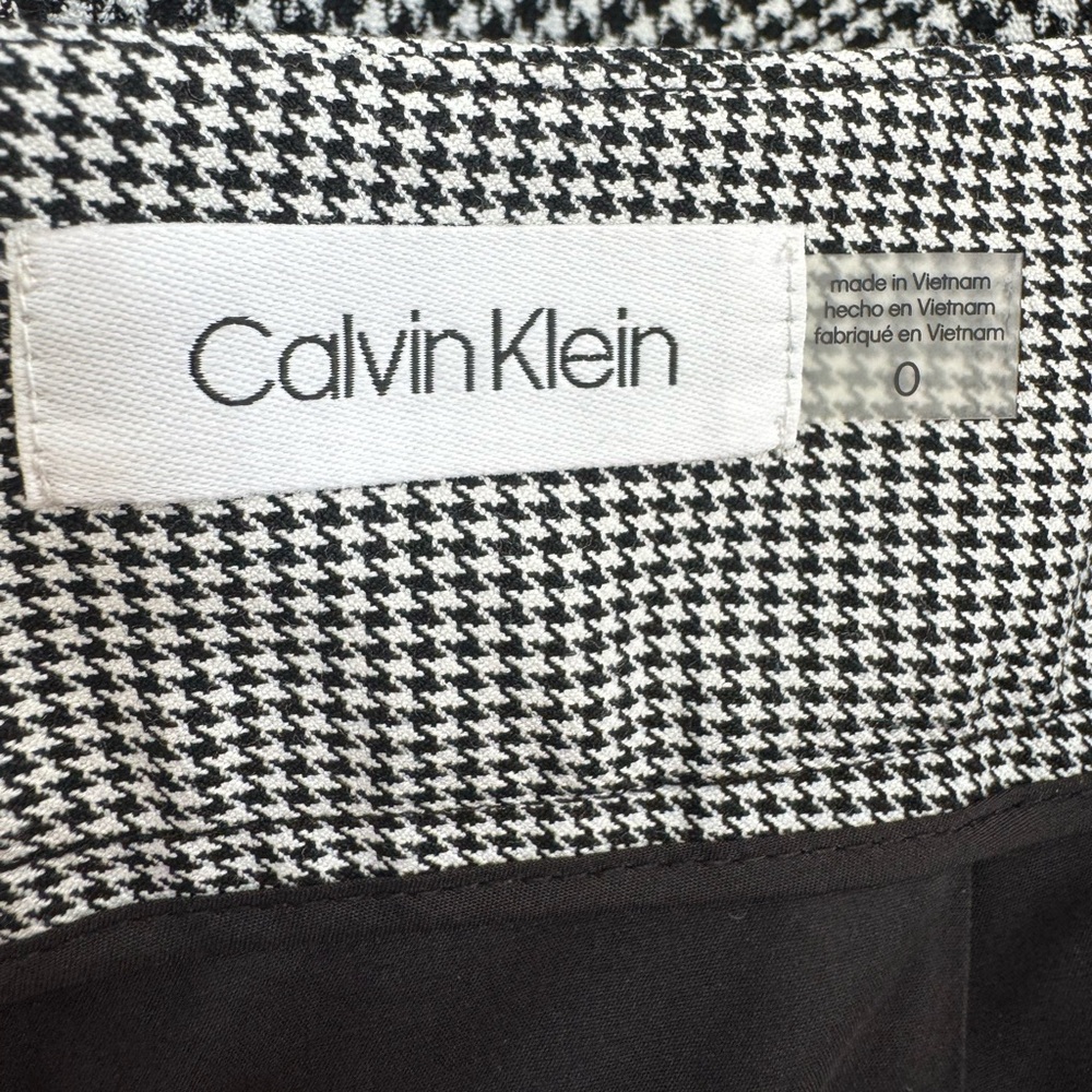 Calvin Klein Black and White Pencil Skirt - Picture 4 of 7